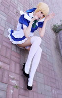Fate Stay Night - Saber Maid cosplay by palecardinal