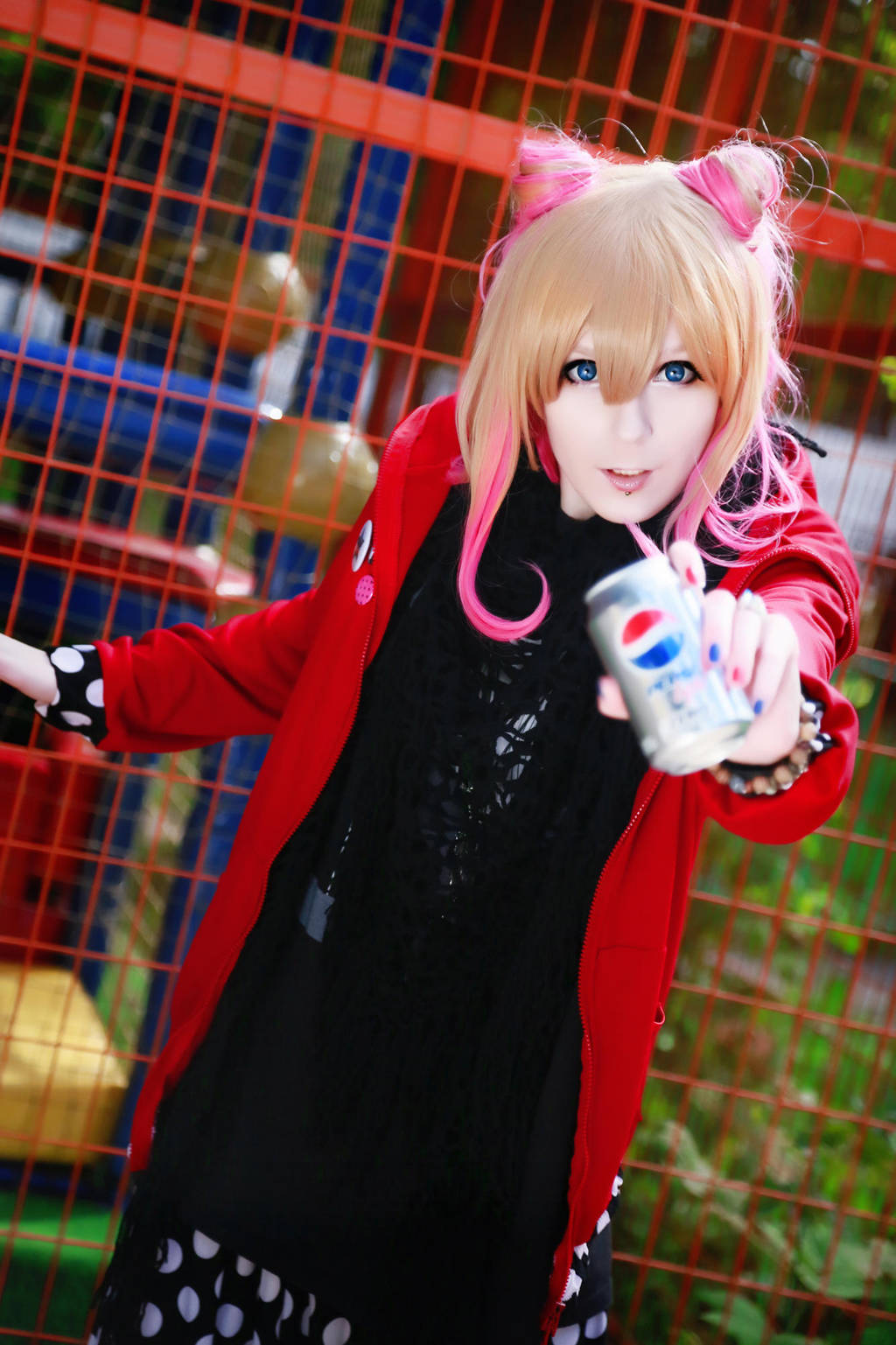 An Cafe Miku cosplay by palecardinal