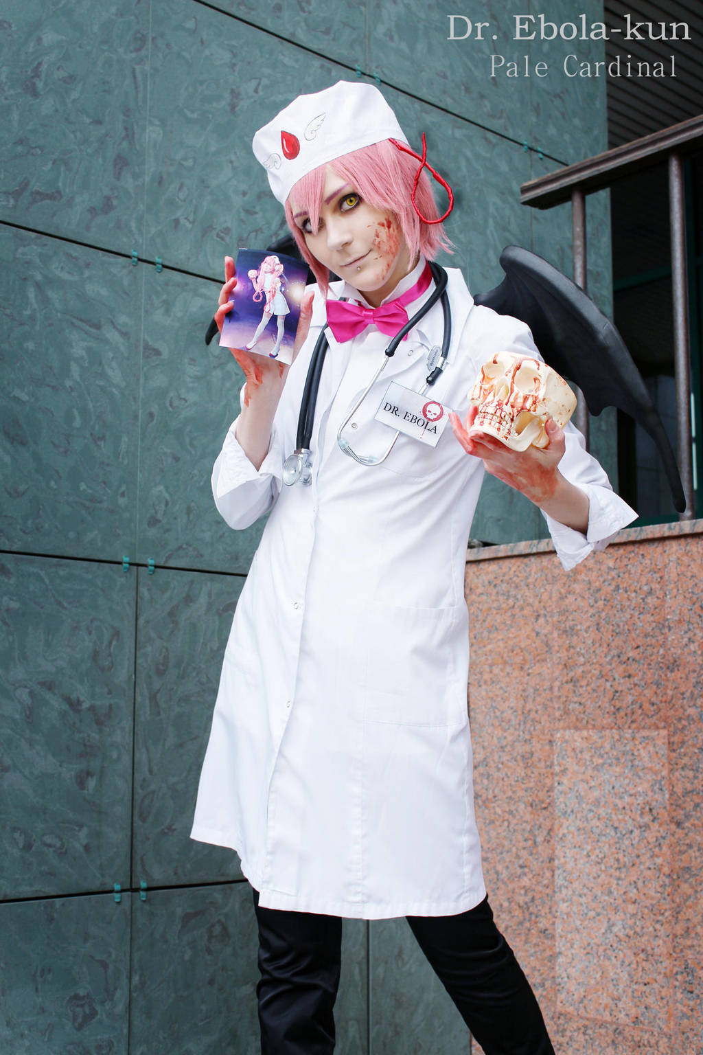 Ebola-kun + Ebola-chan fever by palecardinal