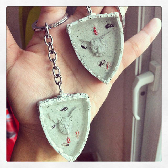 Gargoyles Heads by Merlyn-Wooden