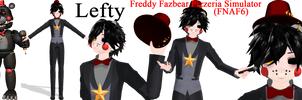 MMD X FNaF 6 - Dat Security Puppet by tailslythefox1234 on DeviantArt