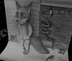 Nick Wilde  by AndrejSKalin