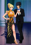Commission: Naruko x Sasuke - night just begins by Amenoosa