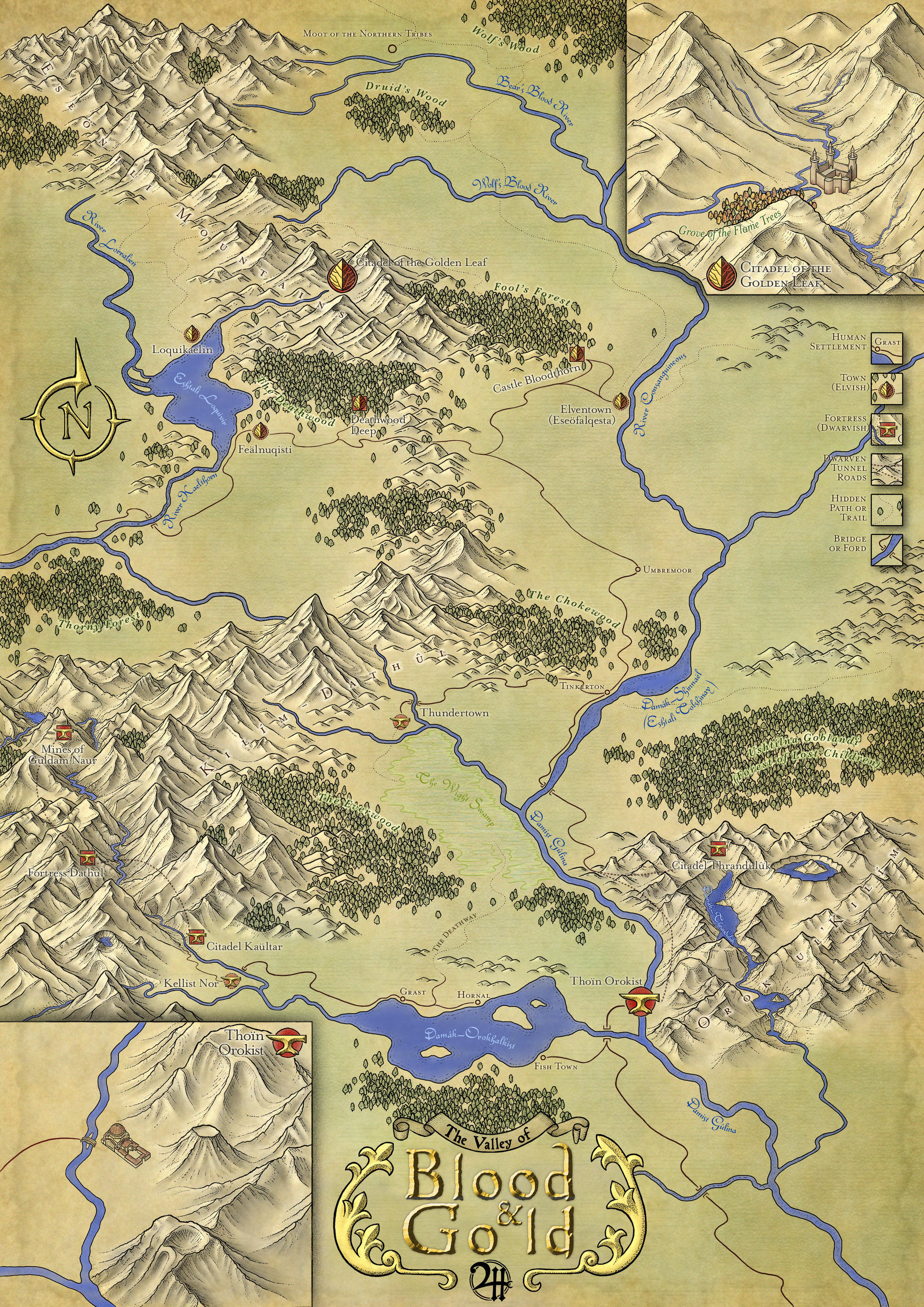 The Valley of Blood and Gold by XianPryde