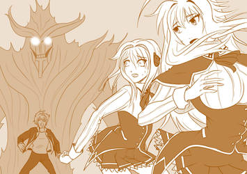 4 HSDXD- Issei's susano'o scaring Rias and Koneko by mattwilson83
