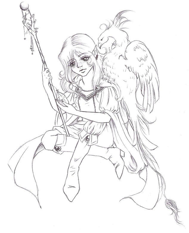 .:: elven girl ::. by HypnoticRose