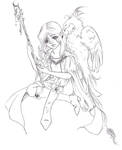 .:: elven girl ::. by HypnoticRose