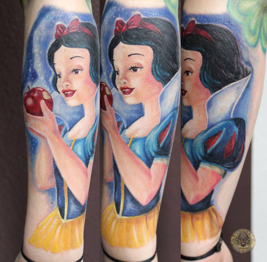 Snow White color by 2Face-Tattoo