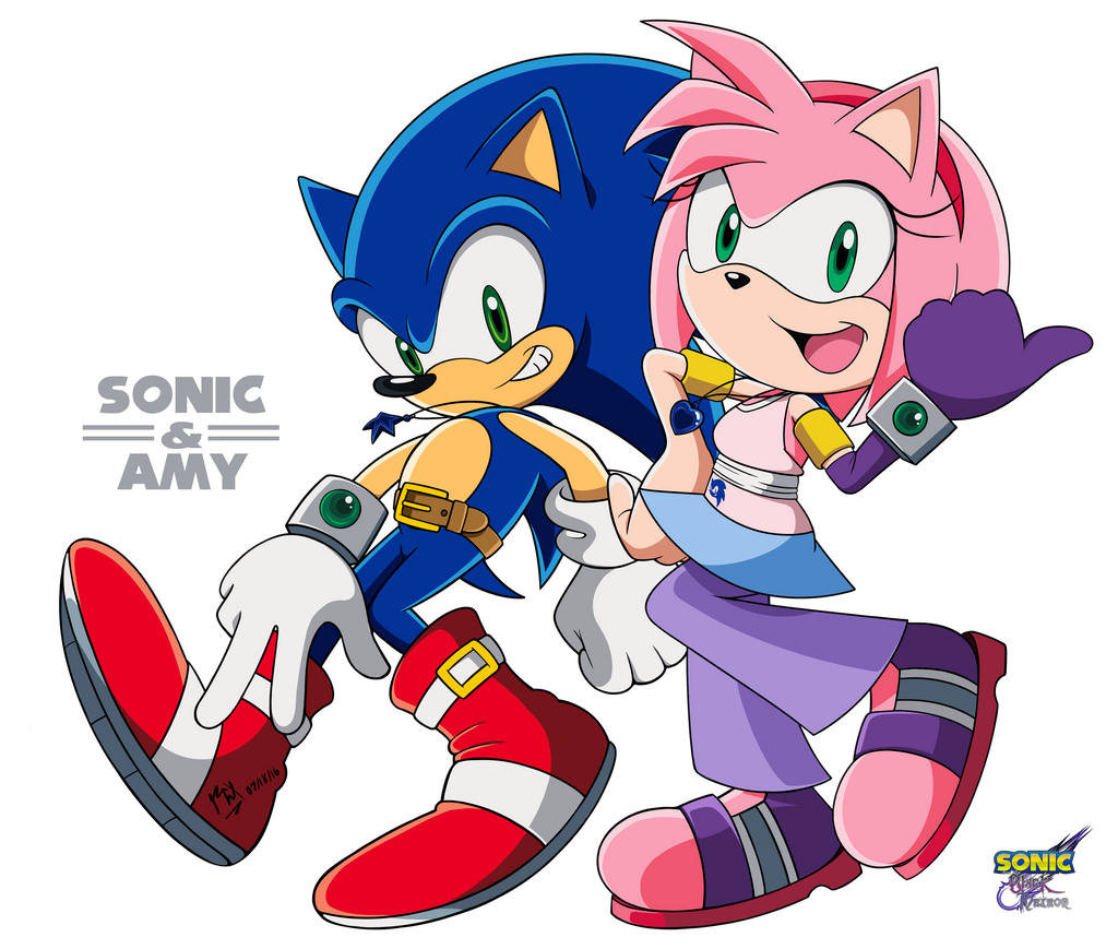 Commission Sonic And Amy By Rgxsupersonic On Deviantart 