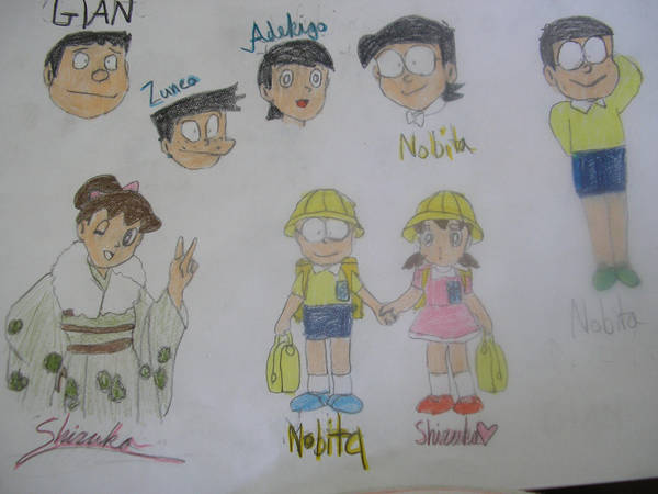more doraemon characters by
