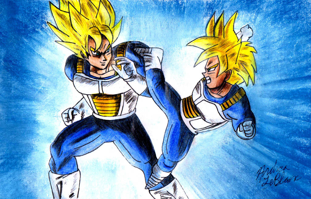 Goku and Gohan Training by Jaylastar on DeviantArt