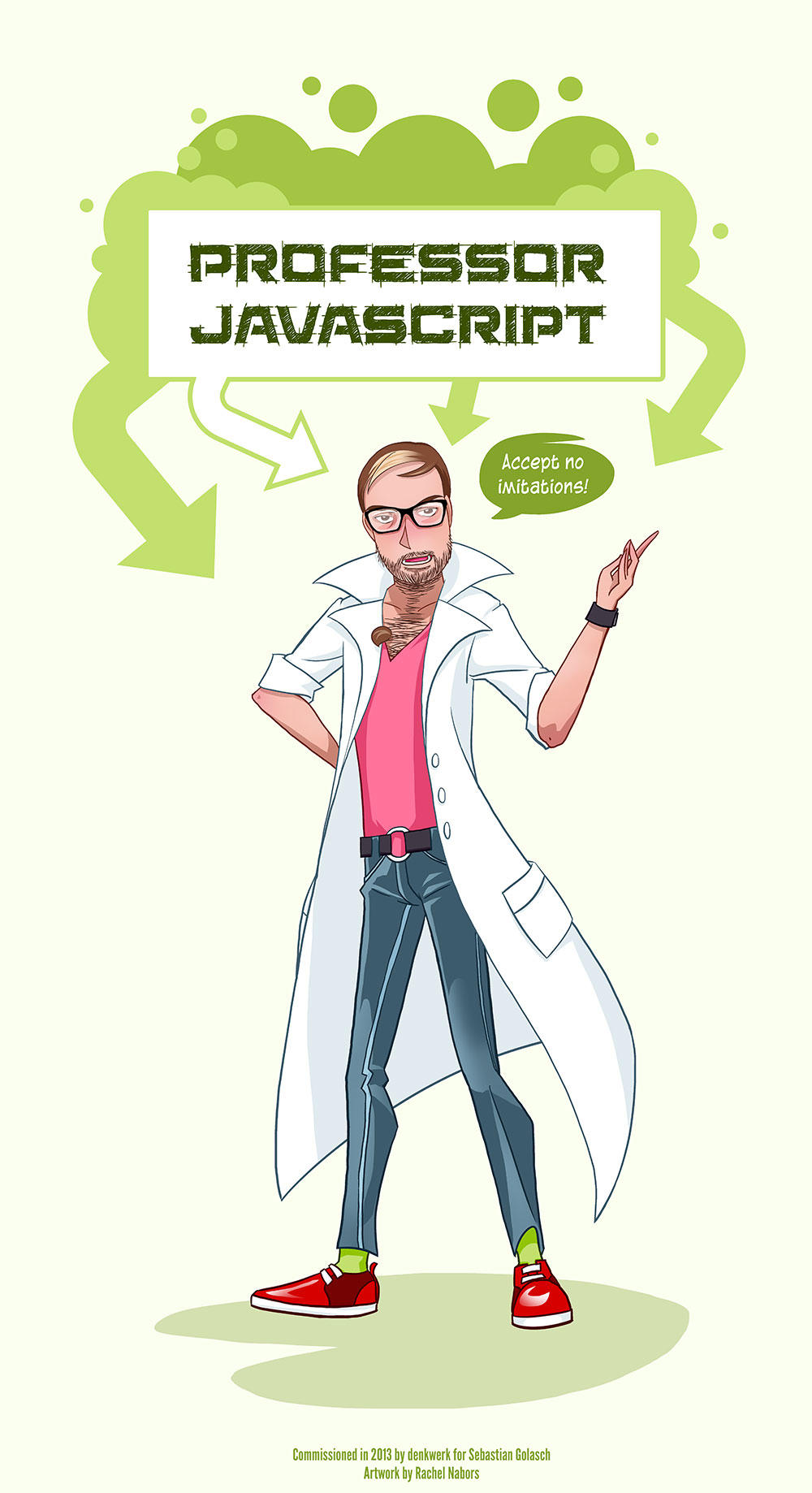 Sebastian, Professor JavaScript by rachelthegreat