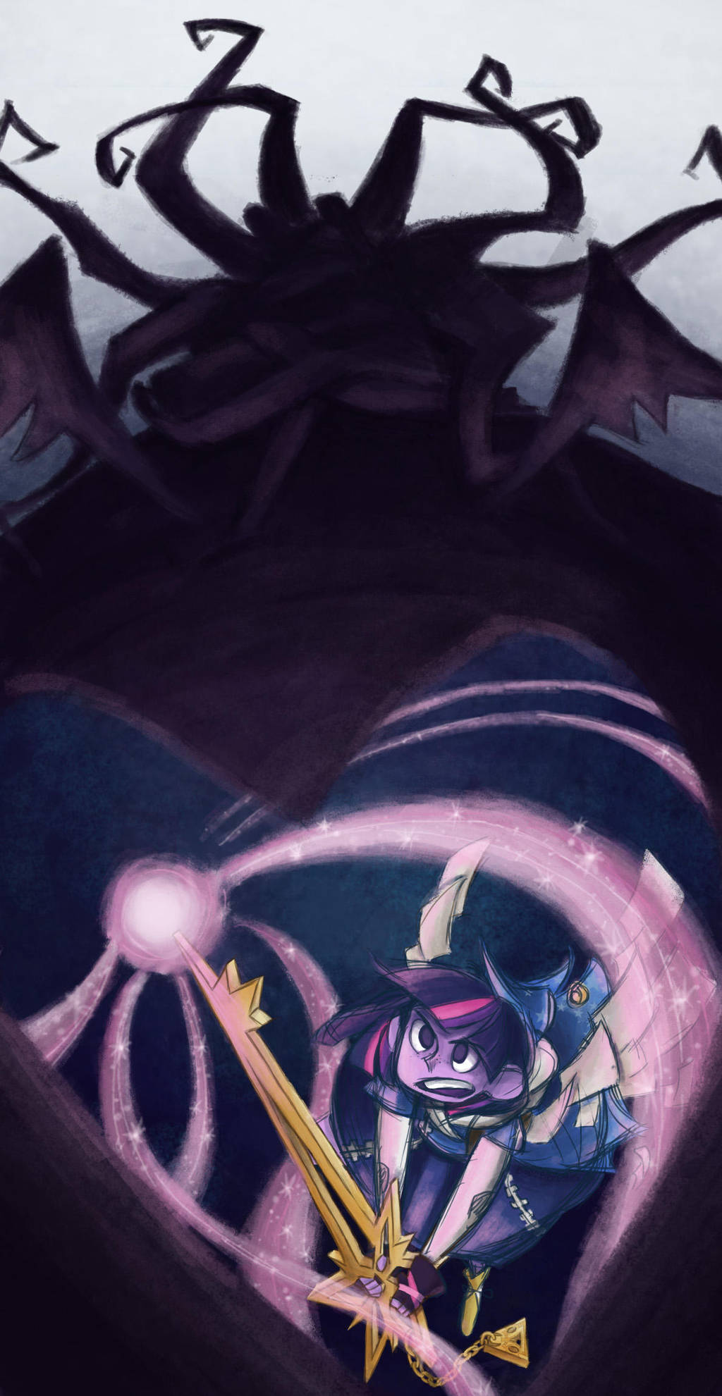 Keyblade of Friendship by dodobirdsong