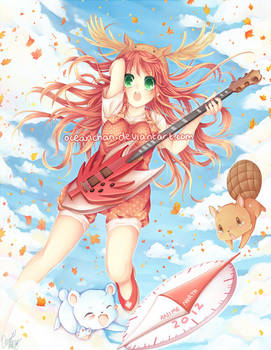 Anime North 2012 - Guitarist Momiji by oceantann