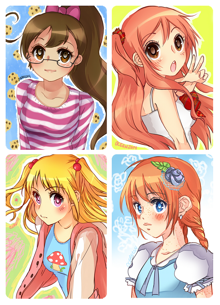 Portrait Commissions 1 by oceantann
