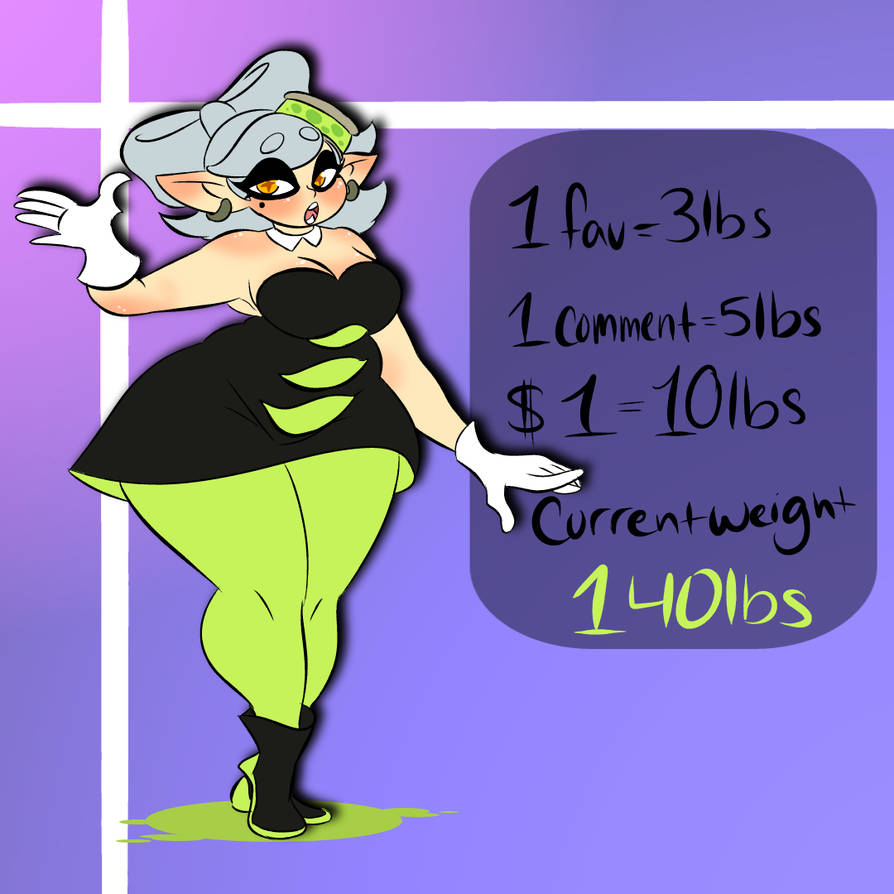Callie Weight Gain Drive by TheMoshi19 on DeviantArt