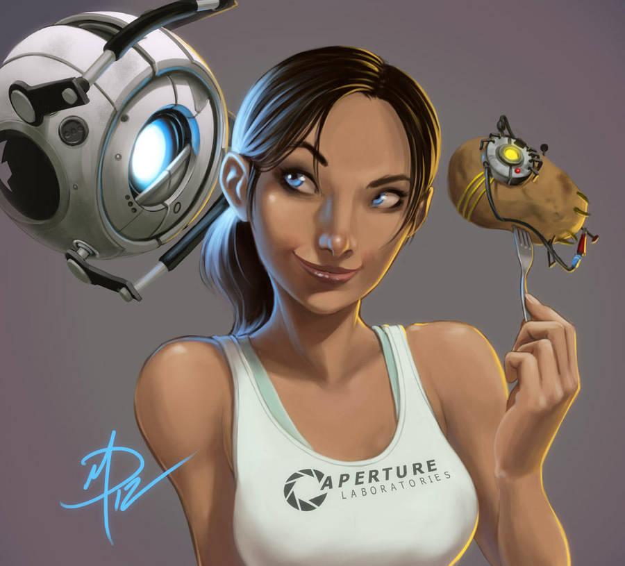 Portal 2 _ With friends like these... by polarityplus