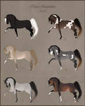 Horse Adoptables Set 17 - OPEN - 1 LEFT by Paardjee