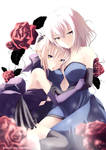 Artoria x Jeanne Alter by mimelex