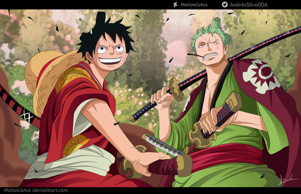 One Piece 912 - Luffy and Zoro by Melonciutus