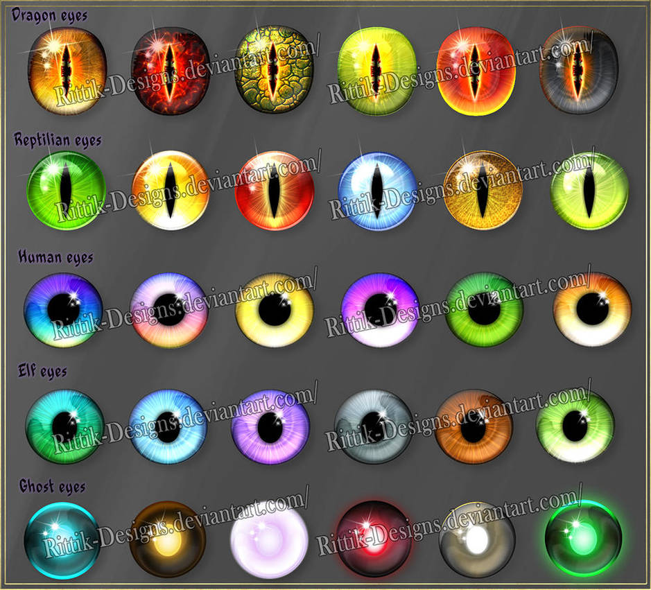 Fantasy eyes 1 (downloadable stock) by RittikDesigns on DeviantArt