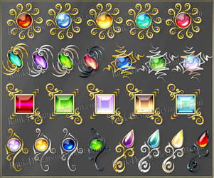 Gems 6 (downloadable stock) by Rittik-Designs