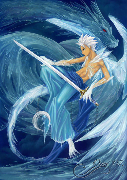 : Hitsugaya - Frozen Sky : by orin