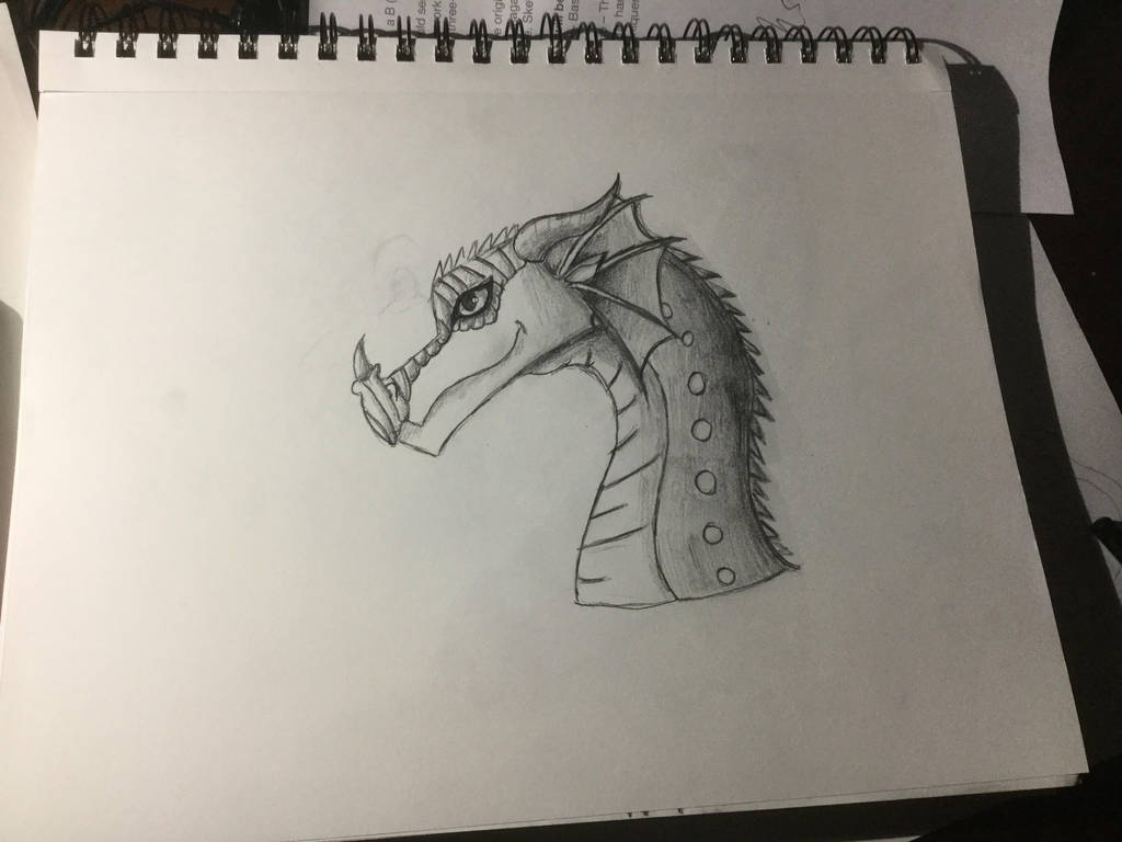Wings Of Fire Glory Sketch By Creaturedesigns891 On Deviantart