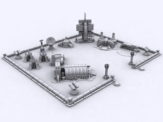 Red Alert 2 Allied Base by Richbk