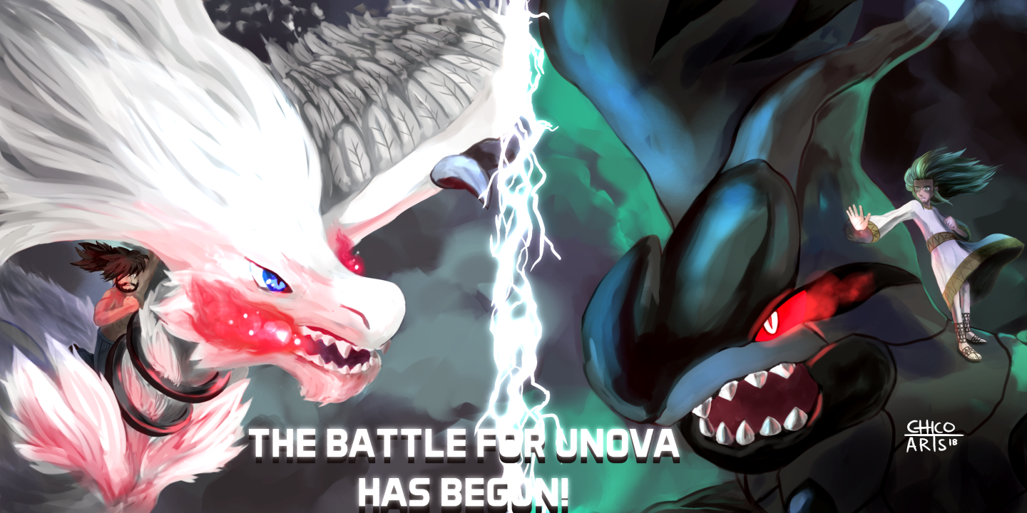 Draconic Showdown by chicoARTS