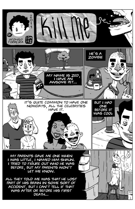 Kill Me, pg 1 by Gothology