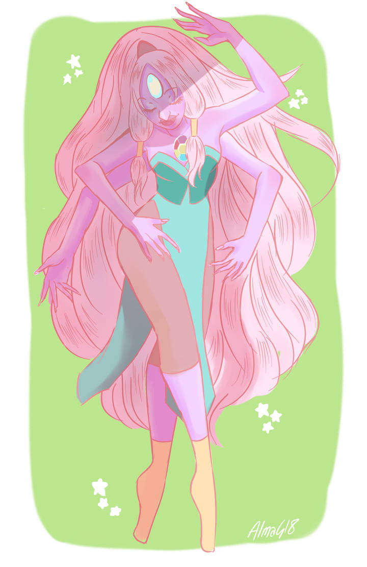 ive been watching steven universe, i absolutely aDORE it!!! like opal is so beautiful i think i kinda fell in love with her♥