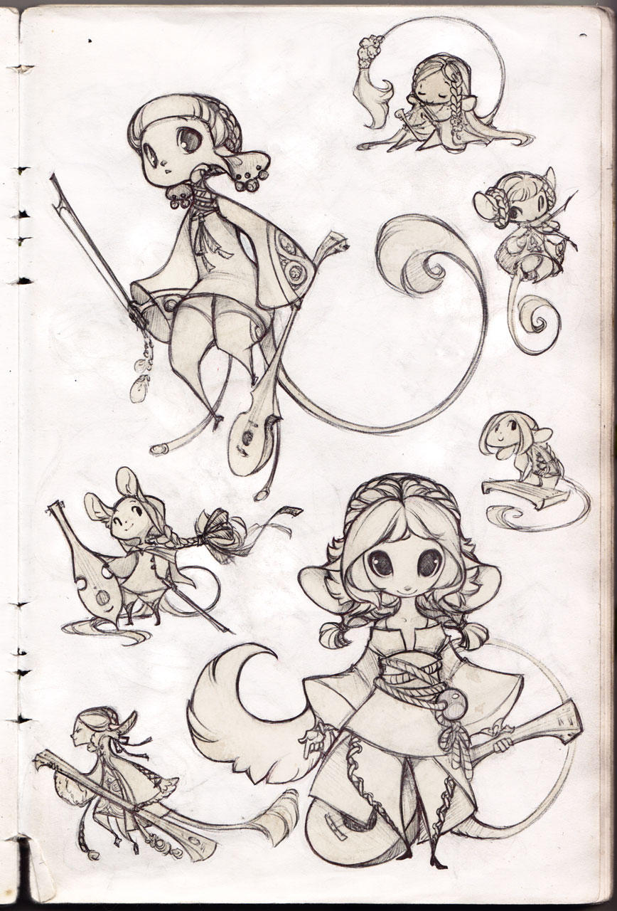 Mice Sketches by sambees