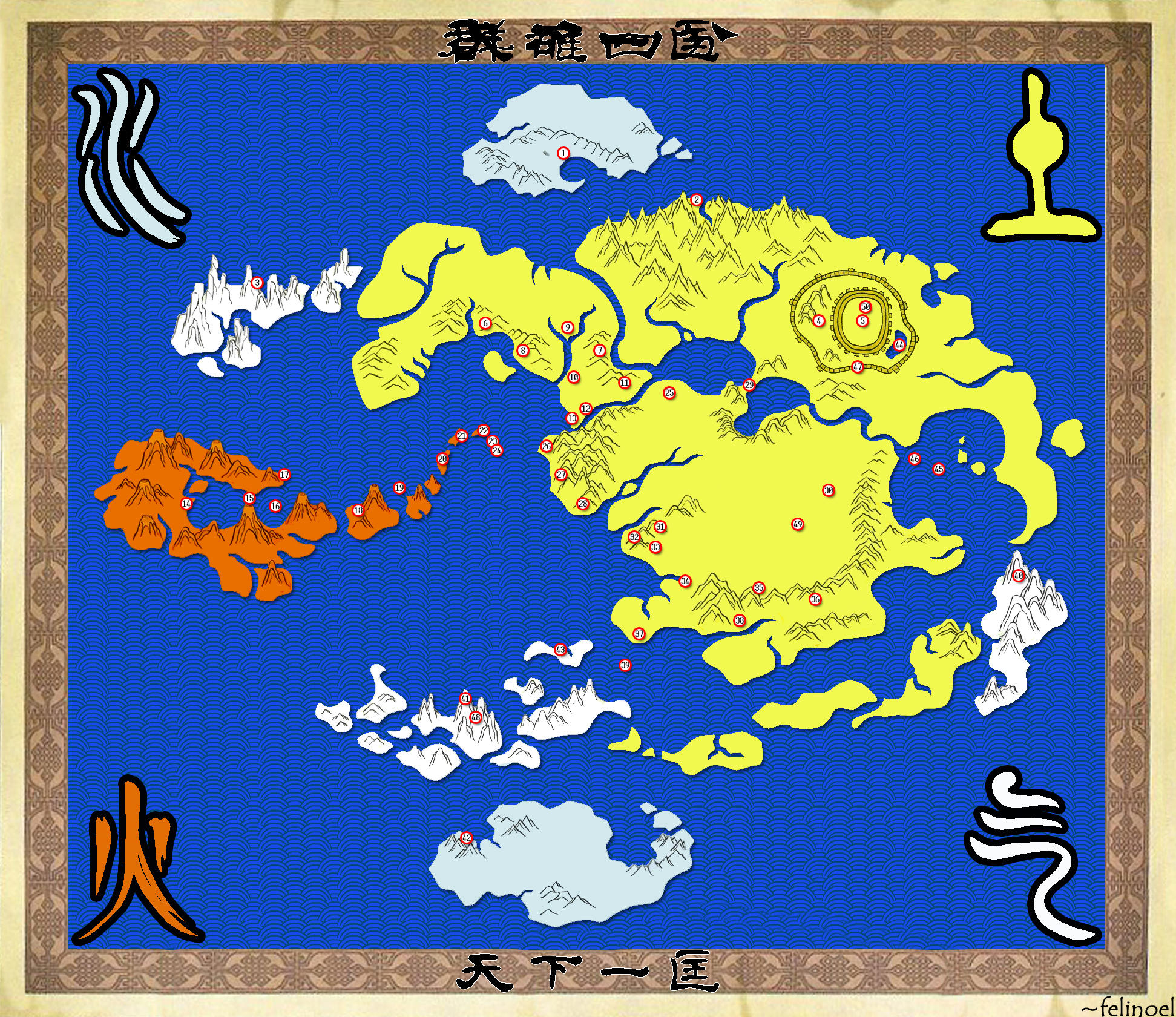 The World of the Avatar by felinoel