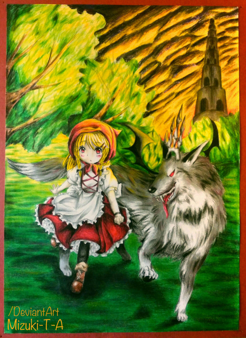 [Old Art 2010] Little Red Riding Hood by Mizuki-T-A on DeviantArt