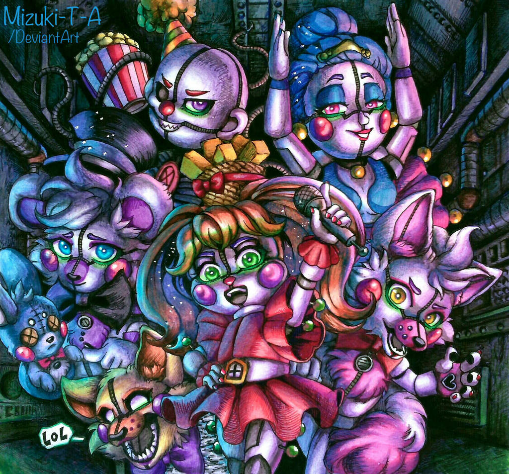 Babies Pizzaworld! / FNaF SL by Mizuki-T-A