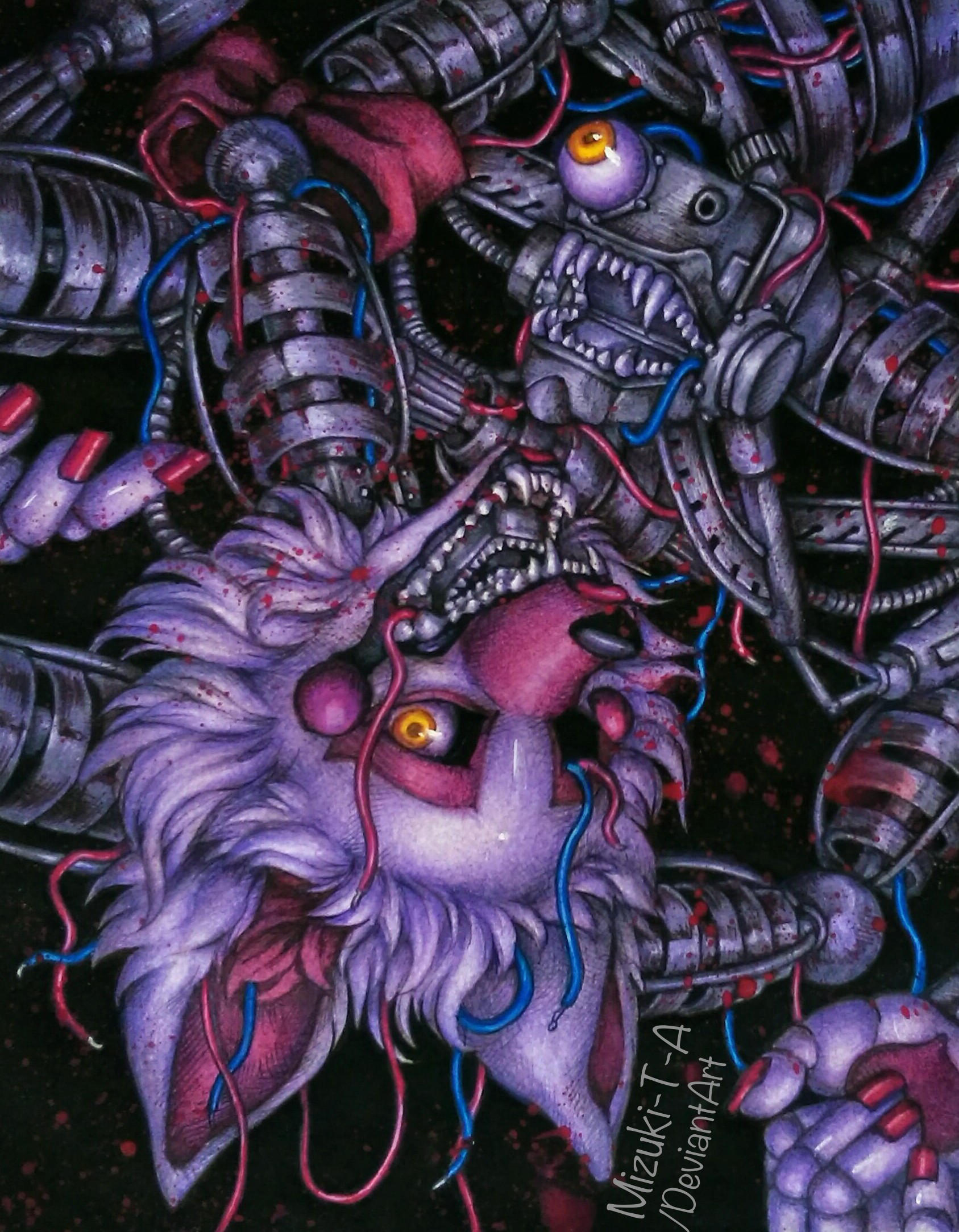 Tangled machine / The Mangle FNaF2 by MizukiTA on DeviantArt