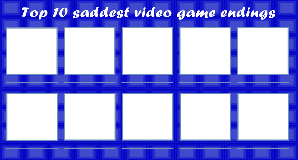Top 10 saddest video game endings by MintStarMari on DeviantArt
