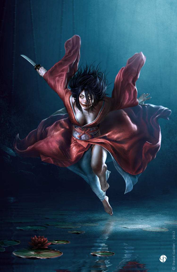 Kuchisake-onna by DavidGaillet