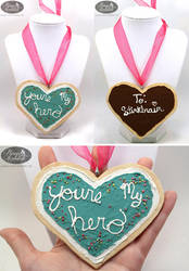 Cosplay You're My Hero Cookie Pendant by chat-noir