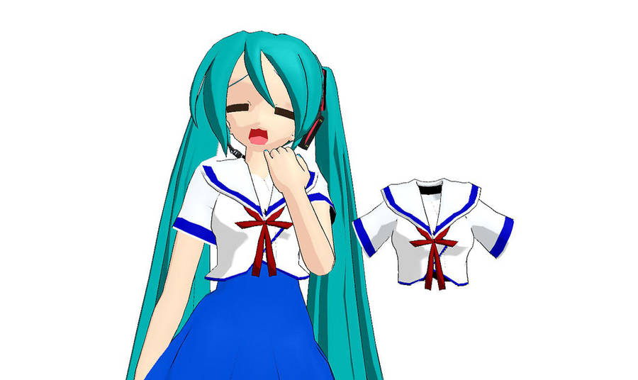 MMD Japanese school shirt by Gwen917