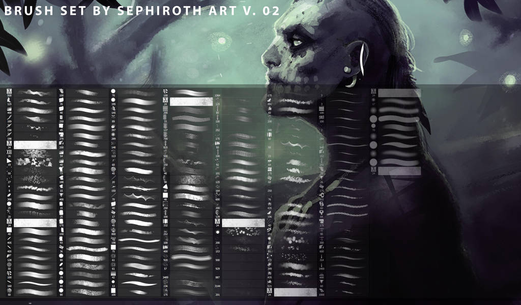 Sephiroth Art BrushSet by Sephiroth-Art