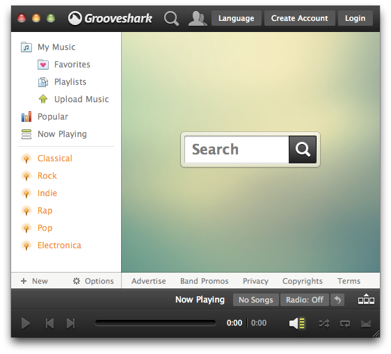 Grooveshark Desktop by Just--Jake