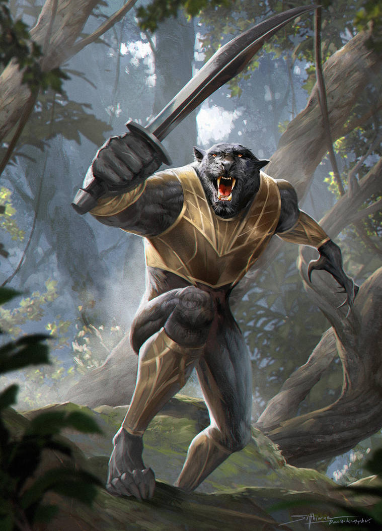 Black Panther by TheRafa Black Panther by TheRafa