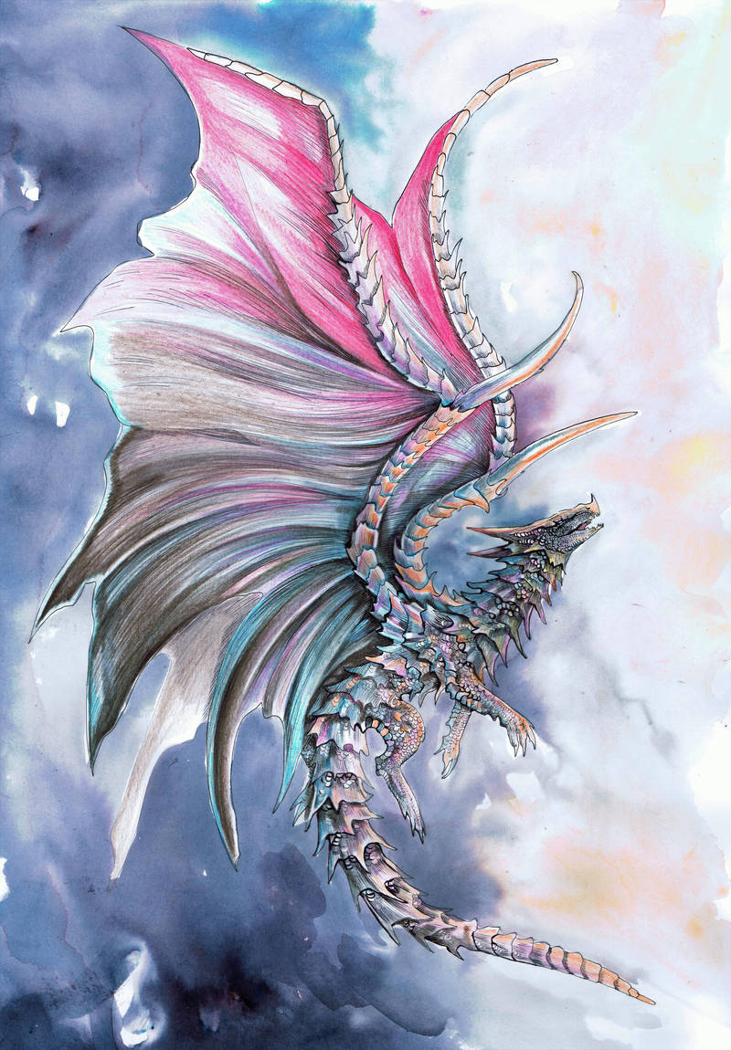 Dark Opal Dragon by dawndelver