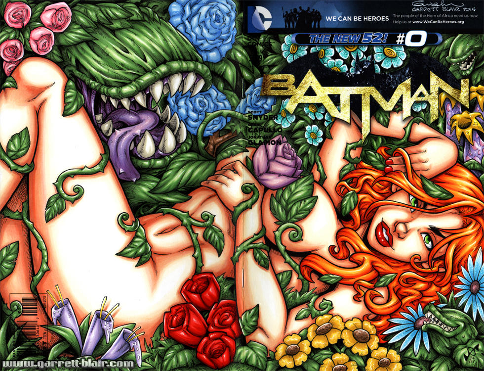 Poison Ivy full sketch cover by gb2k