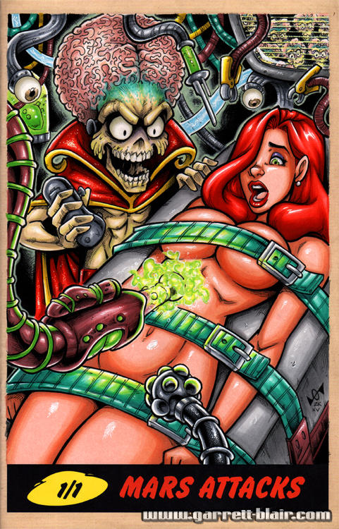 Mars Attacks Jessica Rabbit sketch cover by gb2k