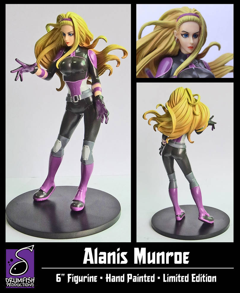 Alanis Munroe Statue Final Version by RichBernatovech