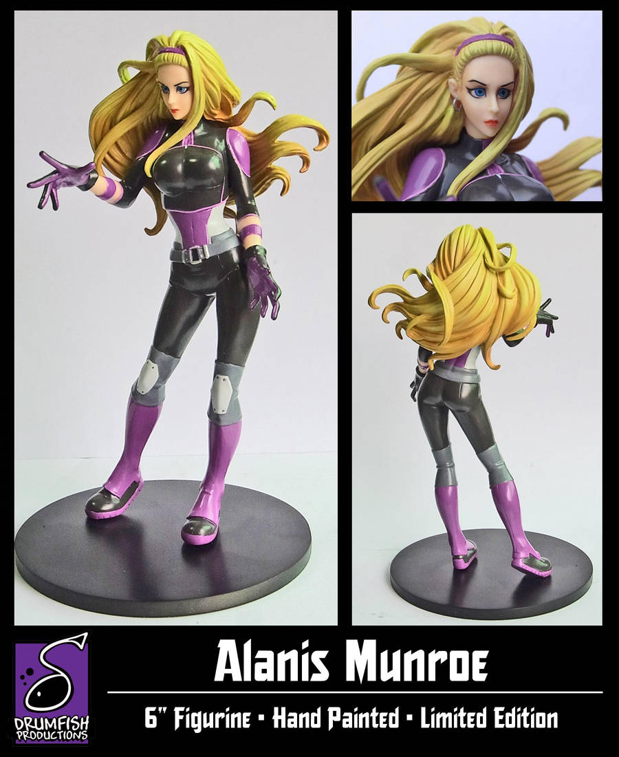 Alanis Munroe Statue Final Version by RichBernatovech