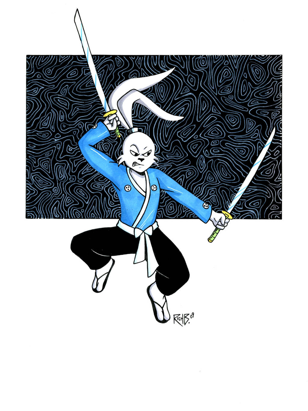 Usagi Yojimbo Auction Donation by RichBernatovech